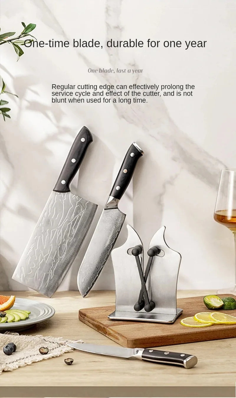 Knife Sharpener Kitchen Sharpening Tool Easy Safe Sharpening Kitchen Chef's Knife Damascus Knife Kitchen Tools Kitchen Supplies