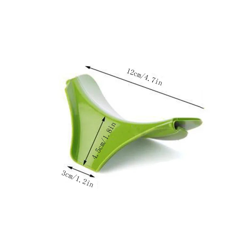 Kitchen Funnel with Anti-Splash Edge and Liquid Streamer Spout, Anti-Spill Pouring Tool