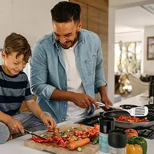 Stainless Steel Kitchen Shovel, Kitchen Spatula, Non Stick Cookware Can Be Cleaned in A Dishwasher, Easy To Clean Ideal Cookware