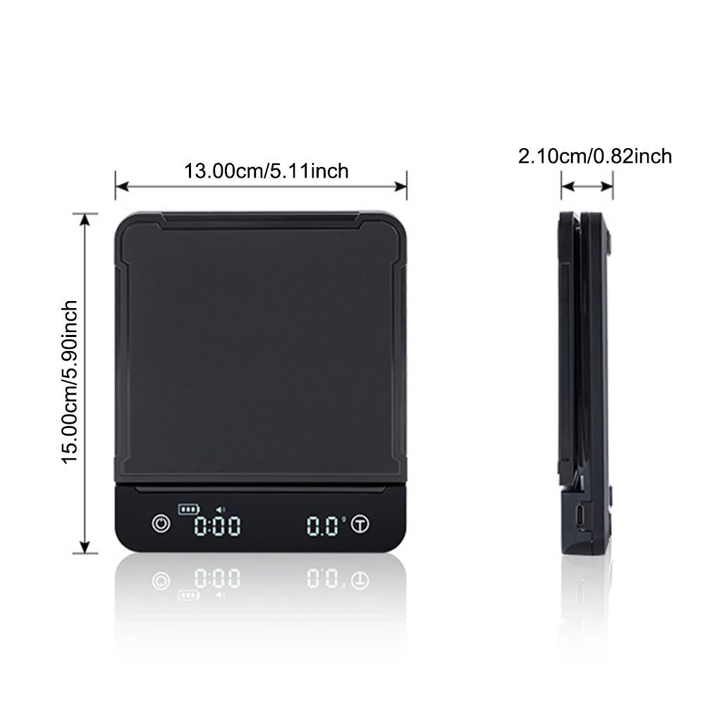 Kitchen Accessories Digital LCD with Timer Electronic Coffee Scale Kitchen Scales 3kg 0.1g For Food Balance Weighing