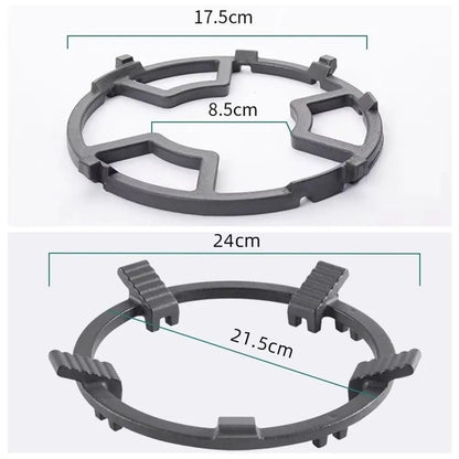 Kitchen Tool Non Slip Gas Stove Bracket Antirust Universal Wok Pan Support Uniform Heat Conduction Cast Iron Stove Trivets Home