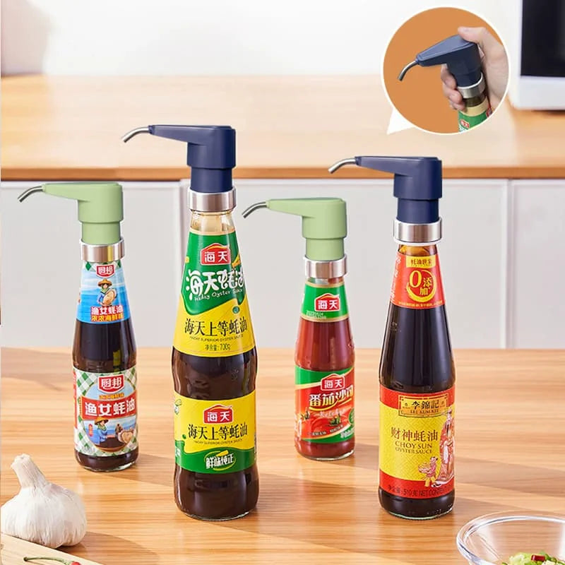 Kitchen Sauce Extruder, Household Oil Consumption Pressure Pump Head, Oyster Oil Press Mouth, Kitchen Utensils