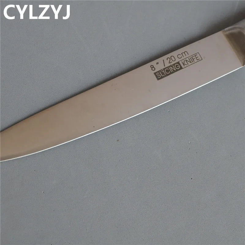 Kitchen Knives Set chef knives sets Stainless Steel Kitchen Knives Scissors Sharpener Chef Slicer Paring Bread Utility Knife