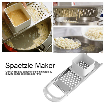 Kitchen Noodle Maker Kitchen Stainless Steel Blade Spaetzle Noodle Dumpling Maker Pasta Cooking Tool Spaetzle Maker Noodle Maker