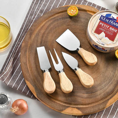 Kitchen Manual Cheese Knife Set Multi-functional Cheese Cutter Fork In Box