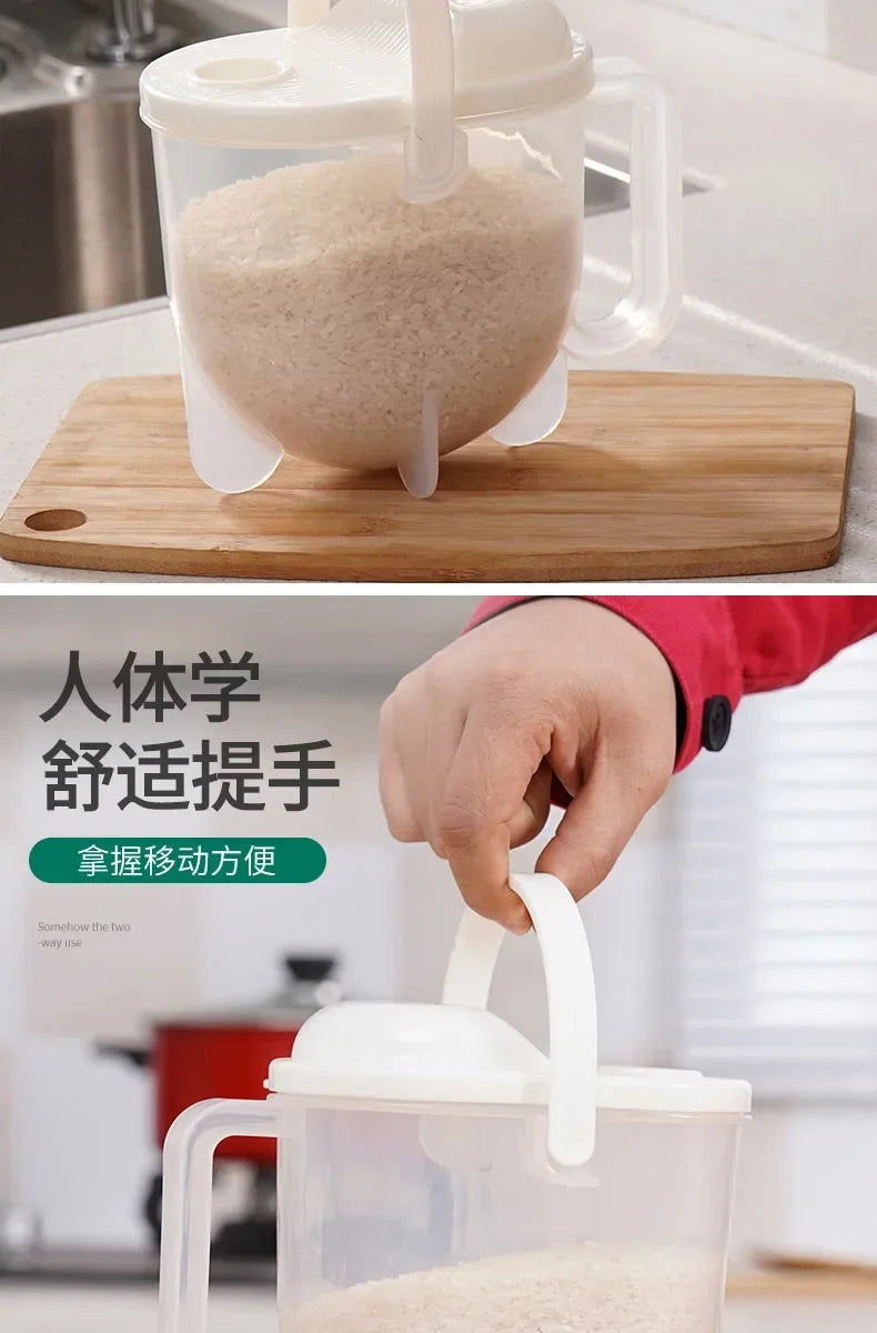 Kitchen Free Hand Washing Washing Rice Washing Vegetables Fruit and Vegetable Drain Basket Plastic Counter Flow Rice Washer