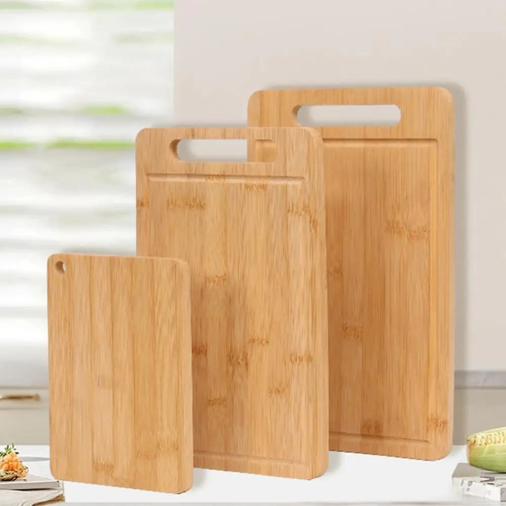Kitchen Cutting Board Double-sided Available Rectangular Thickened Solid Wood Cutting Board Fruit Veggies Meat Cutting Boards