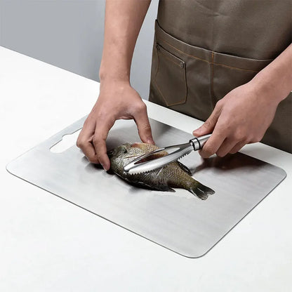 Kitchen Cutting Boards Stainless Steel Chopping Board Panel Chopper Table Food Cutting Kneading Dough Board Kitchen Accessories