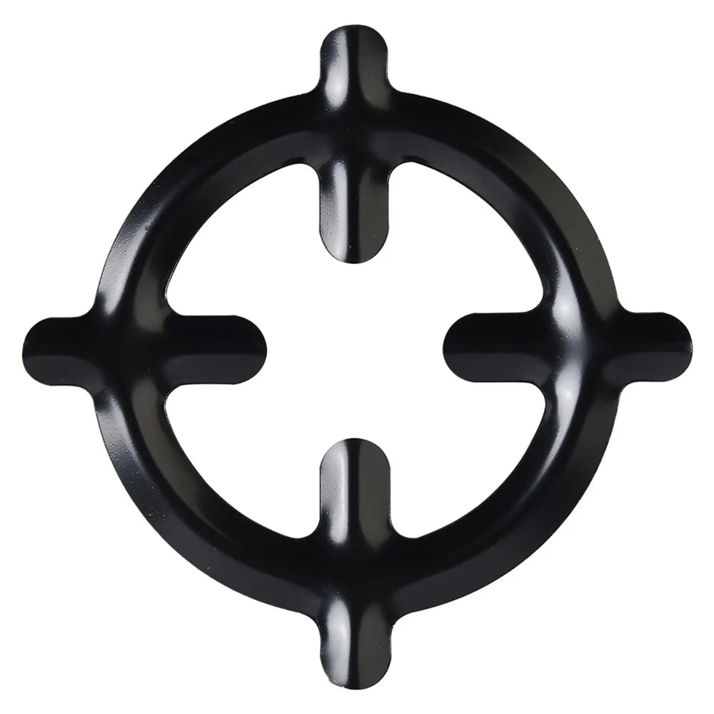 Kitchen Cookware Parts Black Moka Pot Shelf Iron Extended Stand Gas Stove Ring Stable Universal Burner Range Reducer Camping