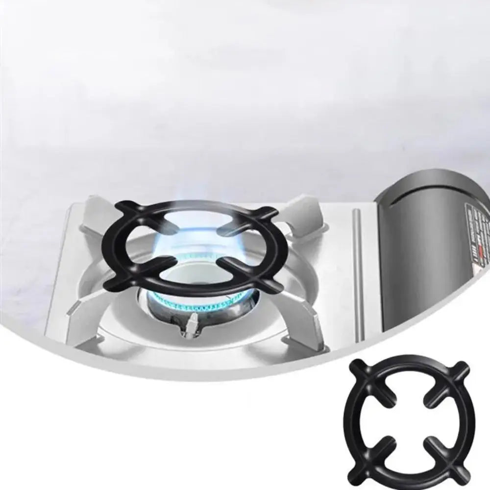 Kitchen Cookware Parts Black Moka Pot Shelf Iron Extended Stand Gas Stove Ring Stable Universal Burner Range Reducer Camping