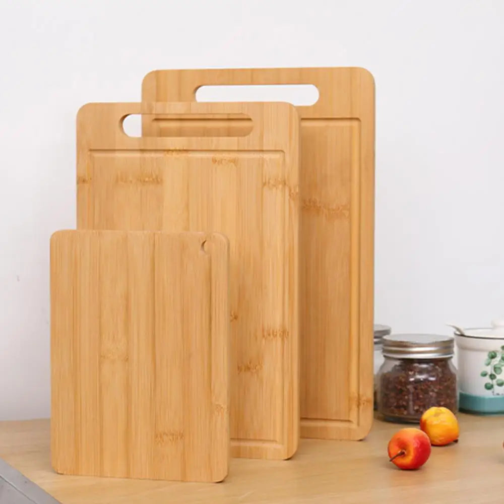Kitchen Cutting Board Double-sided Available Rectangular Thickened Solid Wood Cutting Board Fruit Veggies Meat Cutting Boards
