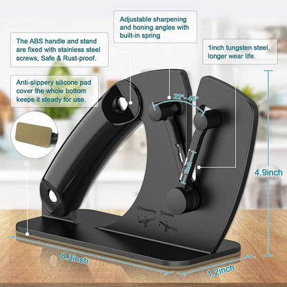 Knife Sharpener Kitchen Sharpening Tool Easy Safe Sharpening Kitchen Chef's Knife Damascus Knife Kitchen Tools Kitchen Supplies