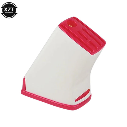 Kitchen Knife Holder Storage Rack Creative Household Supplies Durable Plastic Knife Holder Multifunctional Drainage Cutlery Rack
