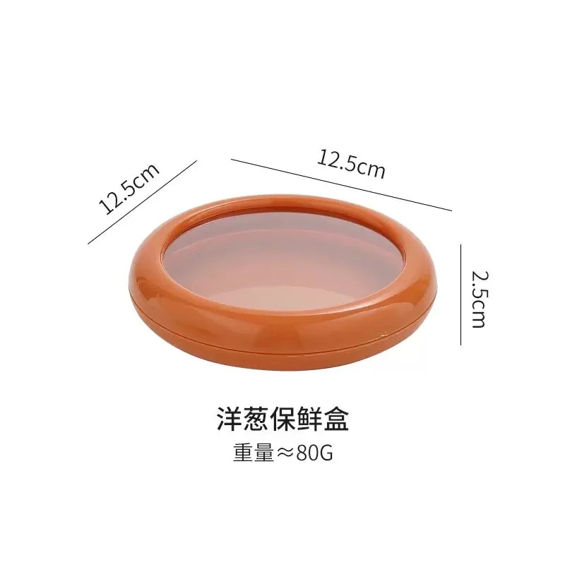 Kitchen Storage Container Organizers Box for Refrigerator Cabinet Avocado Lemon Onion Fresh-Keeping Reusable Container