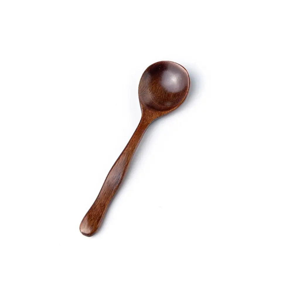 Non Scratch Ice Cream Kitchen For Soup Cooking Teaspoon Tableware Coffee Spoon Wooden Spoon Stirring Spoon Fork