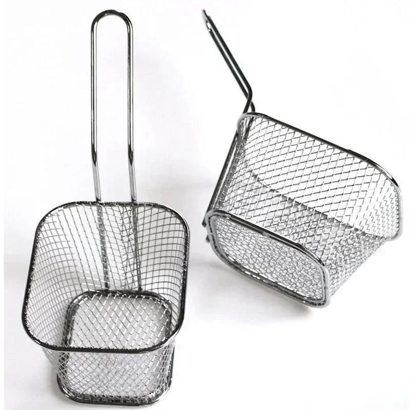 Kitchen Portable Tools Mini Potato Chips Basket Fryer Vegetable Basket Kitchen Convenient Household Gadgets Home Frying
