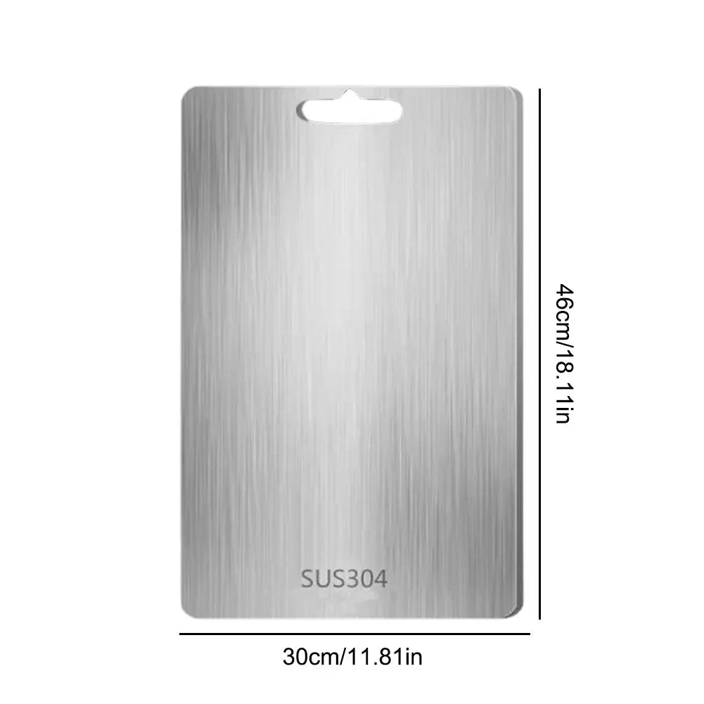 Kitchen Cutting Boards Stainless Steel Chopping Board Panel Chopper Table Food Cutting Kneading Dough Board Kitchen Accessories