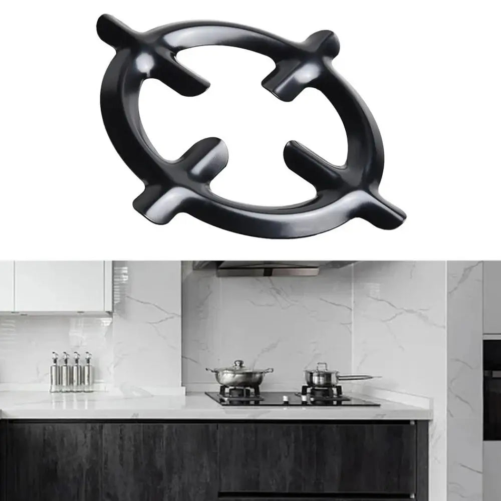 Kitchen Cookware Parts Black Moka Pot Shelf Iron Extended Stand Gas Stove Ring Stable Universal Burner Range Reducer Camping