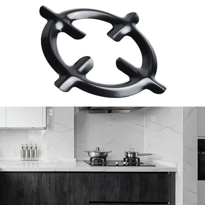 Kitchen Cookware Parts Black Moka Pot Shelf Iron Extended Stand Gas Stove Ring Stable Universal Burner Range Reducer Camping