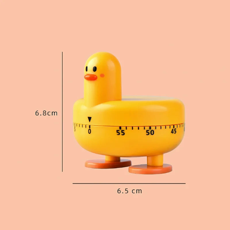 Kitchen Timer Cute Countdown Alarm Clock Duck Child Study Timer Mechanical Timer Kitchen Cook Tools Timer Gadget