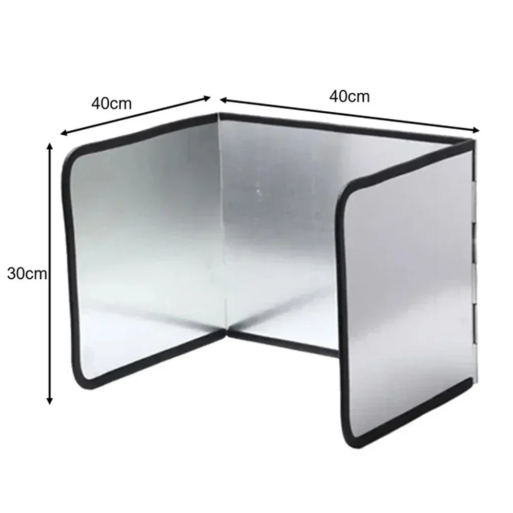 Kitchen Sink Splashback Galvanized Board Splash Guard Gas Cooker Grease Board Protective Shield on Stovetop Kitchen Accessories
