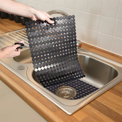 Kitchen Sink Mat Good Grip Anti Slip Sink Mat For Dinnerware Tableware for Stainless Steel/Ceramic Sinks,PVC Eco-friendly Protec