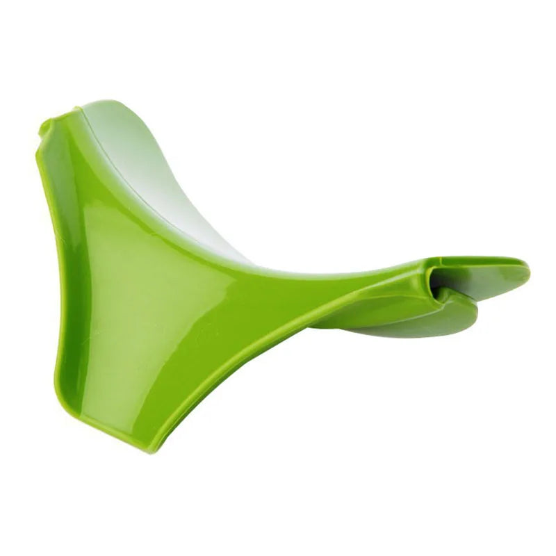 Kitchen Funnel with Anti-Splash Edge and Liquid Streamer Spout, Anti-Spill Pouring Tool