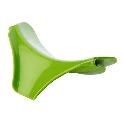 Kitchen Funnel with Anti-Splash Edge and Liquid Streamer Spout, Anti-Spill Pouring Tool