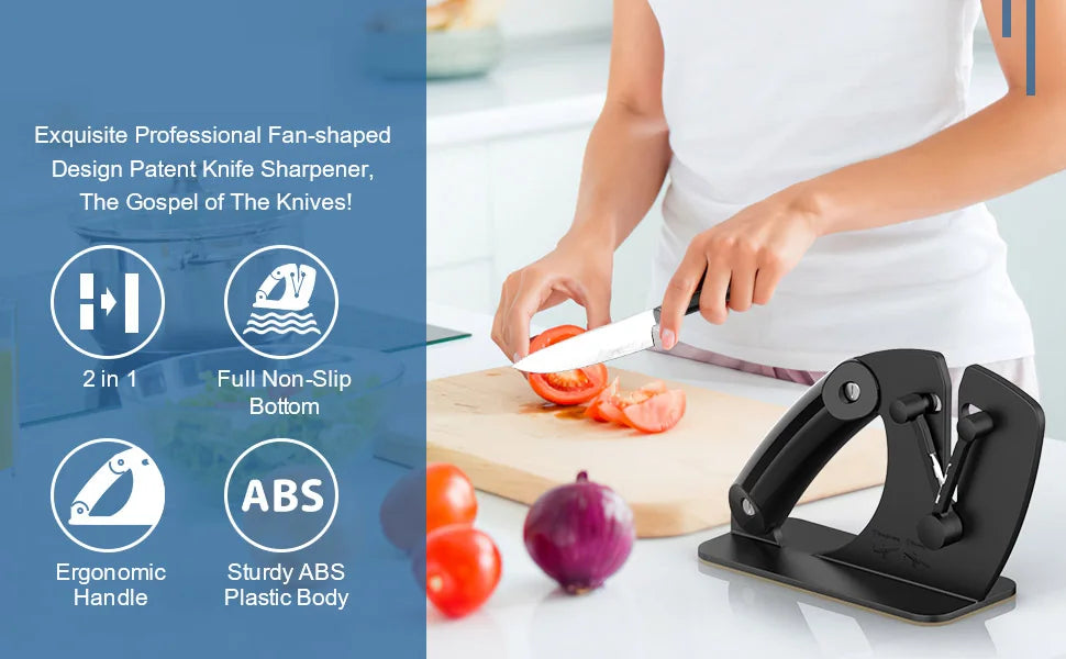 Knife Sharpener Kitchen Sharpening Tool Easy Safe Sharpening Kitchen Chef's Knife Damascus Knife Kitchen Tools Kitchen Supplies