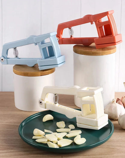 Kitchen Garlic Press Slicer Manual Ginger Knife Vegetable Chopper Squeezing Divider Food Crusher Cutter Home Gadgets Kitchenware