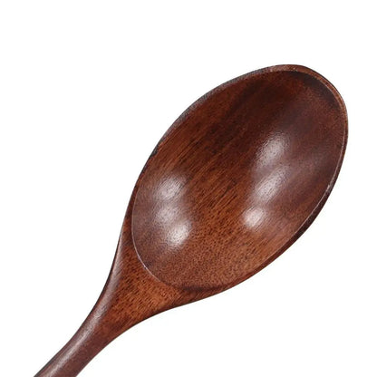 Non Scratch Ice Cream Kitchen For Soup Cooking Teaspoon Tableware Coffee Spoon Wooden Spoon Stirring Spoon Fork