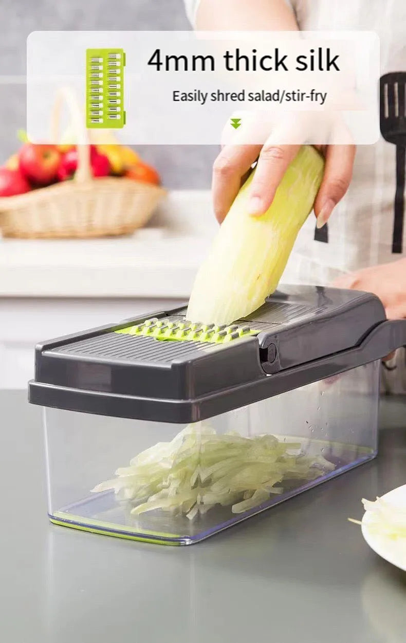Kitchen Tools Multifunctional Vegetable Cutter Set Manual Slicer Shredder Wiper Grater Kitchen Gadgets and Accessories Cooking