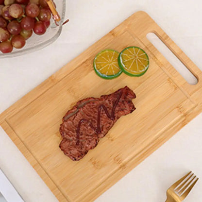 Kitchen Cutting Board Double-sided Available Rectangular Thickened Solid Wood Cutting Board Fruit Veggies Meat Cutting Boards
