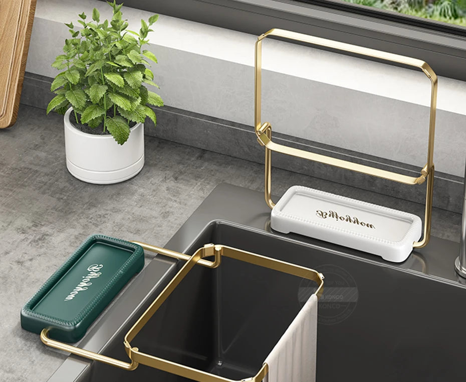 Kitchen Sink Strainer Drain Rack Large Capacity Garbage Drainer Basket Sink Leftovers Filter Vegetable Fruit Storage Sink Filter