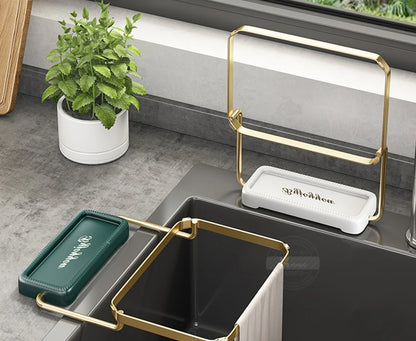 Kitchen Sink Strainer Drain Rack Large Capacity Garbage Drainer Basket Sink Leftovers Filter Vegetable Fruit Storage Sink Filter
