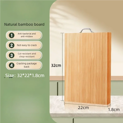 Kitchen bamboo cutting board knife board Large rectangular cutting board thickened solid wood cutting board fruit cutting board