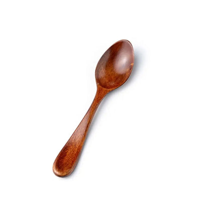 Non Scratch Ice Cream Kitchen For Soup Cooking Teaspoon Tableware Coffee Spoon Wooden Spoon Stirring Spoon Fork