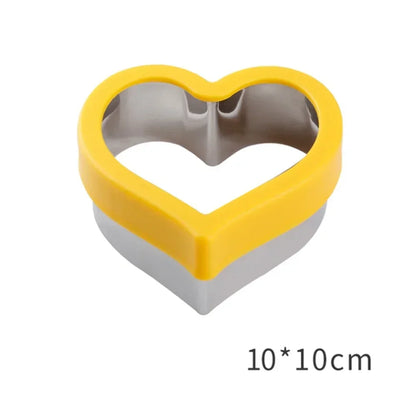 Kitchen Baking Tools Sandwich Cutter And Sealer Set For Children Kids DIY Making Cookies Mold Pancake Maker Embosser Food Molds