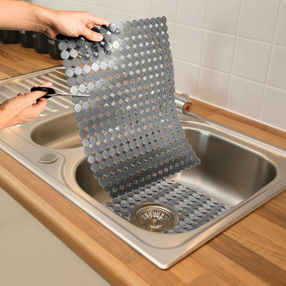 Kitchen Sink Mat Good Grip Anti Slip Sink Mat For Dinnerware Tableware for Stainless Steel/Ceramic Sinks,PVC Eco-friendly Protec
