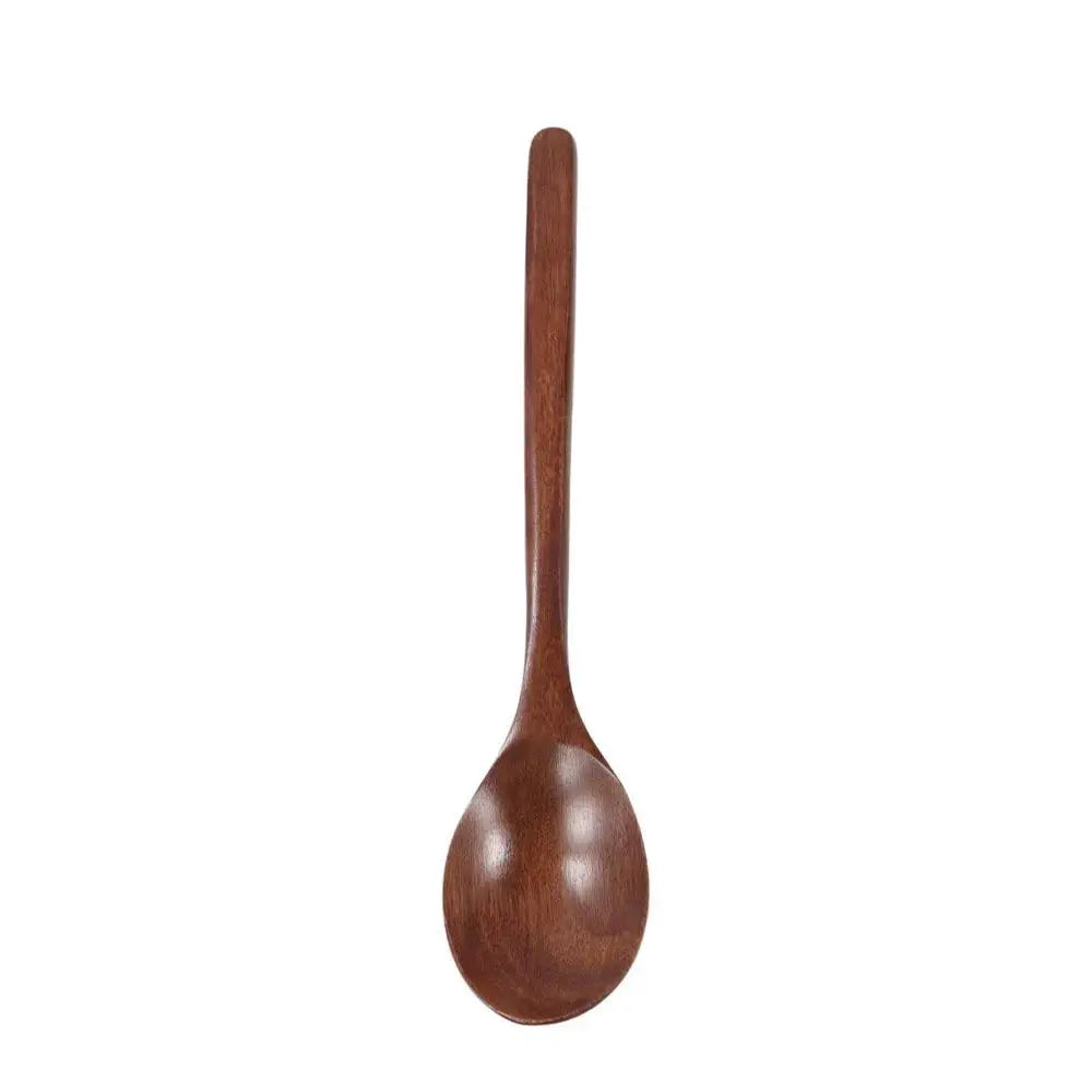 Non Scratch Ice Cream Kitchen For Soup Cooking Teaspoon Tableware Coffee Spoon Wooden Spoon Stirring Spoon Fork