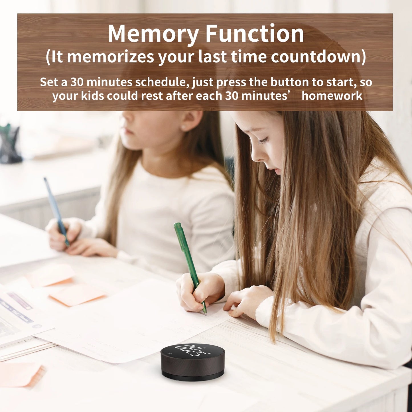 Kitchen Timer Digital Countdown Magnetic Egg Timer For Cooking With Constant Light Function For Classrooms Quiet For Kids Adults