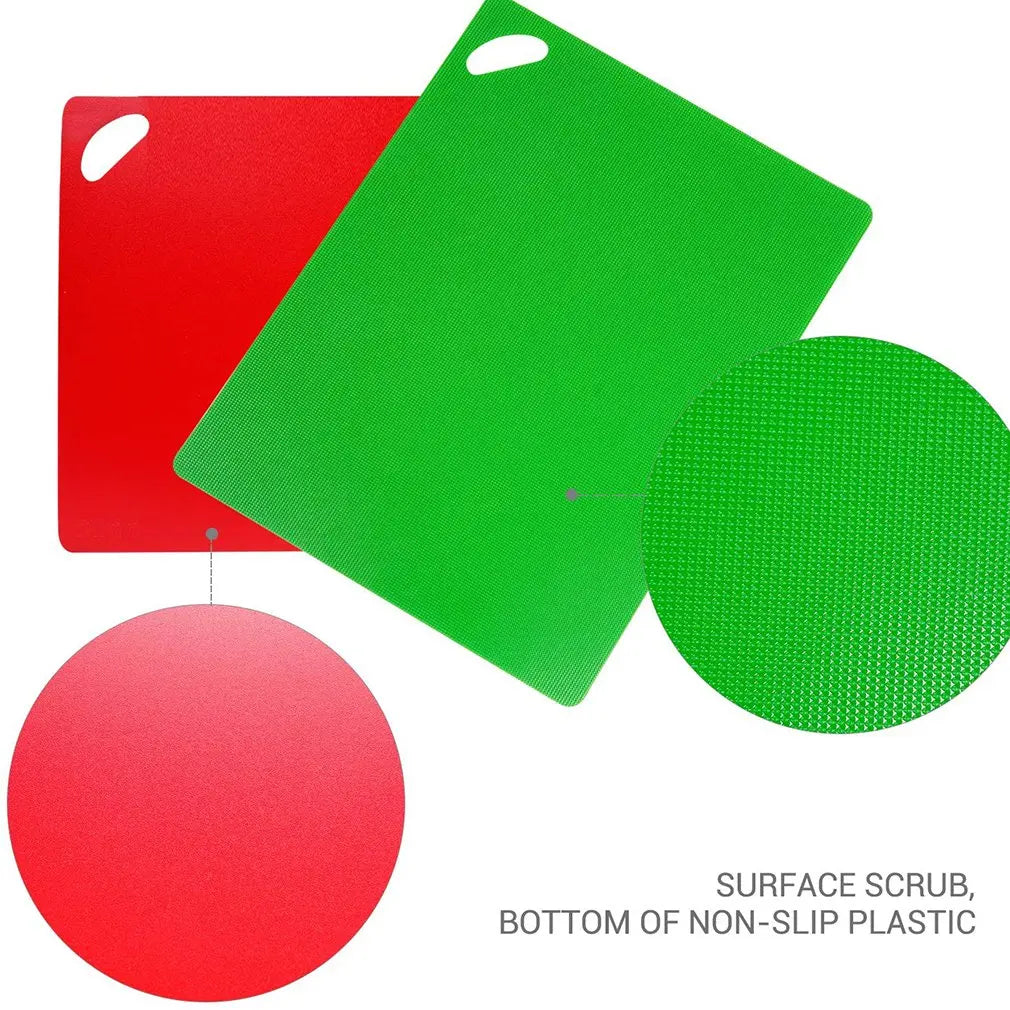 Kitchen Tools Multicolor Easy To Clean Nonslip Chopping Board Outdoor Camping Food Cutting Block Mat Tool Kitchen Cook Supplies
