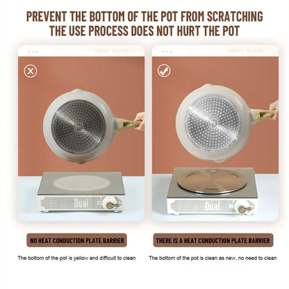 Kitchen Induction Cooker Heat Conduction Plate Stainless Steel Heat Diffuser Ring Plate Induction Cooker Stove Accessories