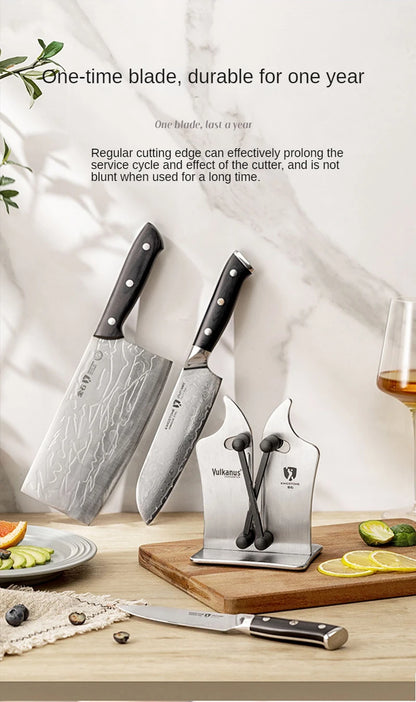 Knife Sharpener Kitchen Sharpening Tool Easy Safe Sharpening Kitchen Chef's Knife Damascus Knife Kitchen Tools Kitchen Supplies