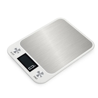 Kitchen Scale 15Kg/1g Weighing Food Coffee Balance Smart Electronic Digital Scales Stainless Steel Design for Cooking and Baking