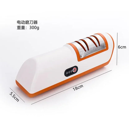 Kitchen Electric Knife Sharpener Multifunctional Automatic Professional 4 Gears Electric Knife Sharpener Kitchen Accessories