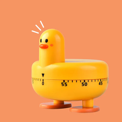 Kitchen Timer Cute Countdown Alarm Clock Duck Child Study Timer Mechanical Timer Kitchen Cook Tools Timer Gadget