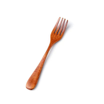 Non Scratch Ice Cream Kitchen For Soup Cooking Teaspoon Tableware Coffee Spoon Wooden Spoon Stirring Spoon Fork