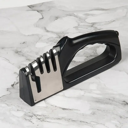 Kitchen 4 Segment Knife Sharpener Portable Base Knife Sharpener Multifunctional Household Gadgets
