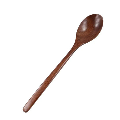 Non Scratch Ice Cream Kitchen For Soup Cooking Teaspoon Tableware Coffee Spoon Wooden Spoon Stirring Spoon Fork